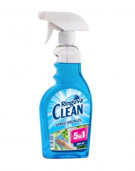 RINGUVA CLEAN window and other glass surface cleaner, 5 in 1 (500 ml.) 