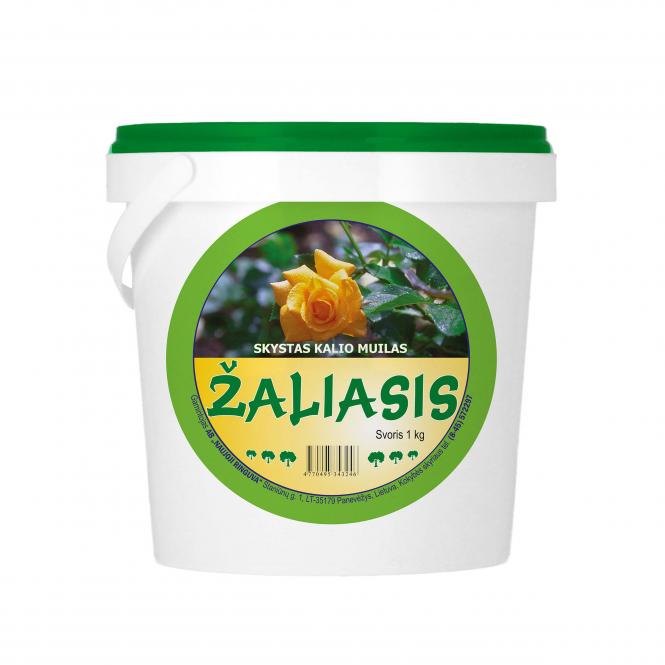 ŽALIASIS kalio muilas, 1 kg 