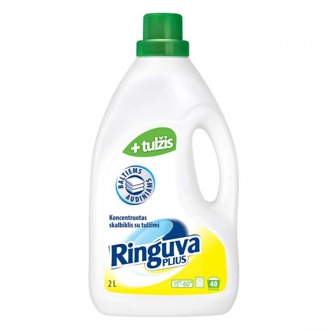 RINGUVA PLIUS skalbiklis su tulžimi baltiems audiniams, 2 L 