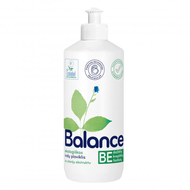 BALANCE ekologiškas indų ploviklis su alavijų ekstraktu, 450 ml 