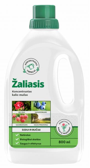 ŽALIASIS skystas kalio muilas, 800 ml 