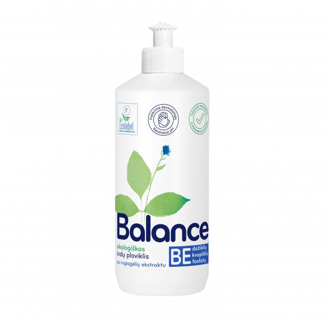 BALANCE ekologiškas indų ploviklis su rugiagėlių ekstraktu, 450 ml 