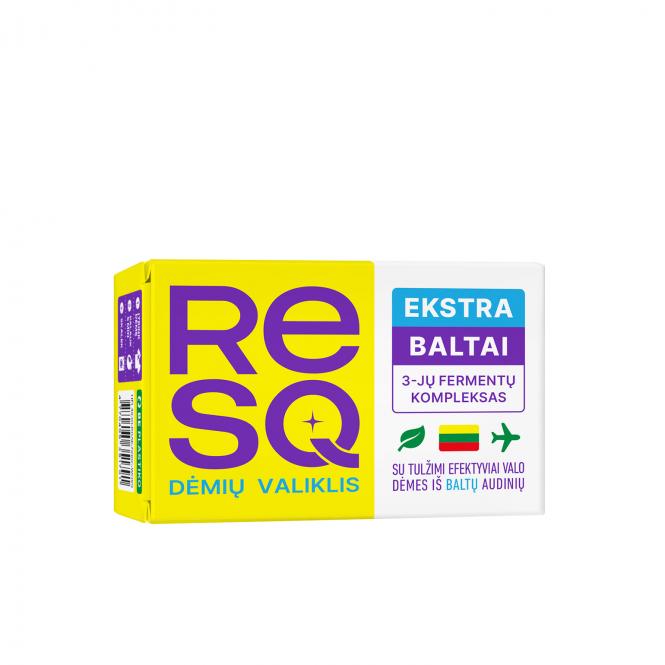 RESQ  dėmių valiklis baltiems audiniams, 90 g 
