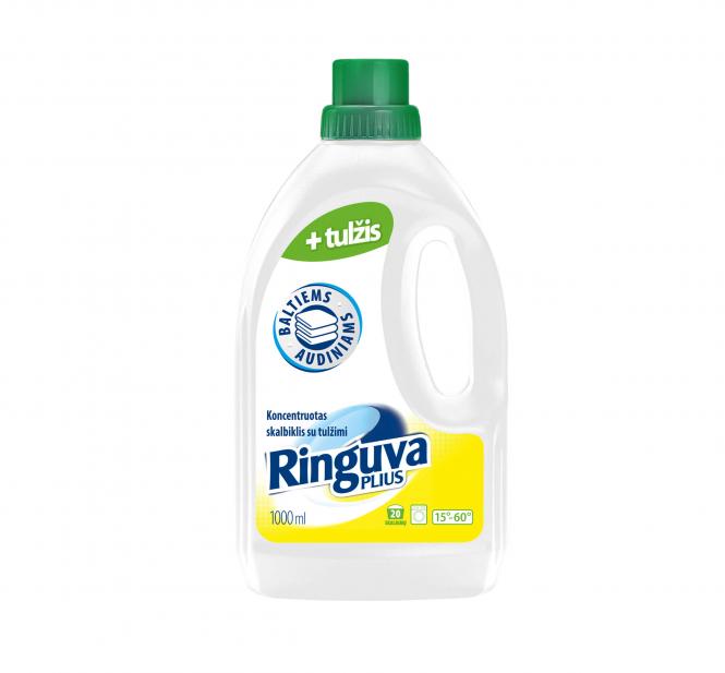 RINGUVA PLIUS skalbiklis su tulžimi baltiems audiniams, 1000 ml 