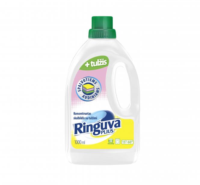 RINGUVA PLIUS skalbiklis su tulžimi spalvotiems audiniams, 1000 ml 